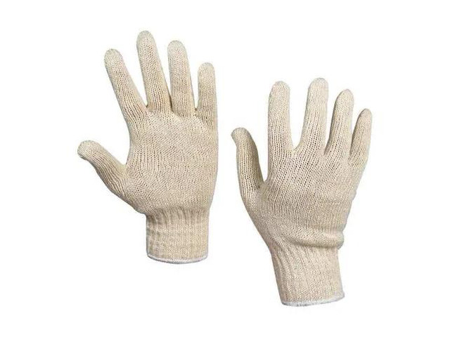 PARTNERS BRAND GLV1010S String Knit Cotton Gloves,S,PK12, White, S, 12 PK