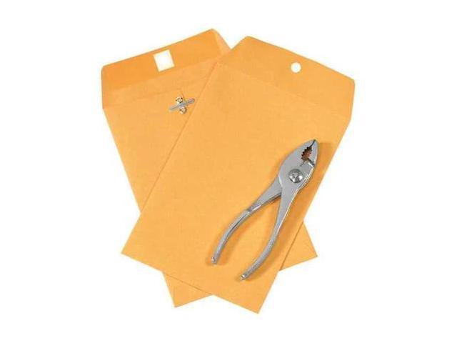 PARTNERS BRAND EN1001 Clasp Envelopes, 6 x 9, Kraft, PK1000