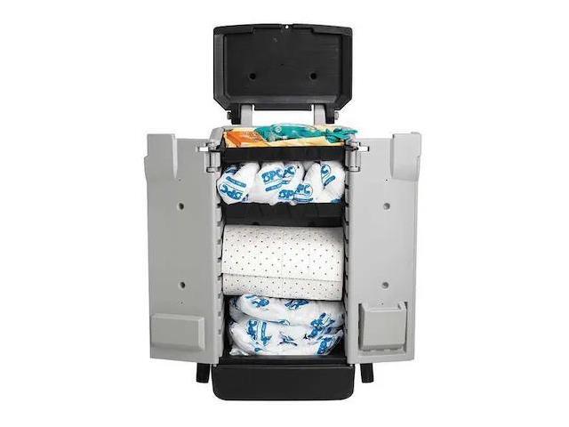 BRADY SKO-K2 Spill Kit, 22 gal Volume Absorbed per Kit, Kaddie, Gray