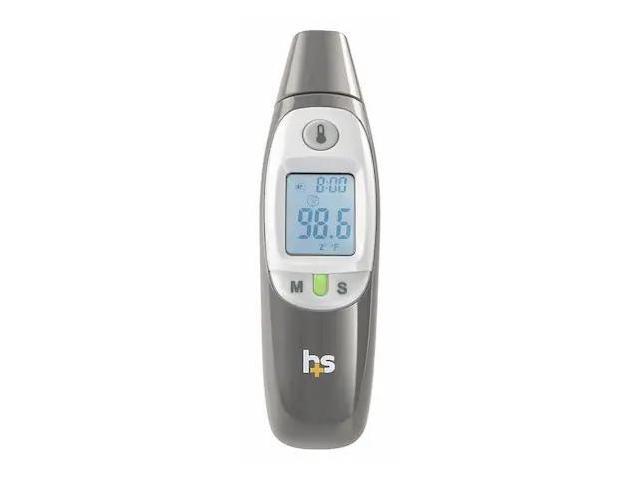 HEALTHSMART 18-210-000 Digital Thermometer, Plastic, 5 3/16 in L, 1.4688 in W,
