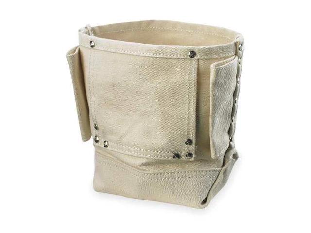 CLC WORK GEAR 914 Tool Pouch, Tool Pouch, White, Canvas, 1 Pockets