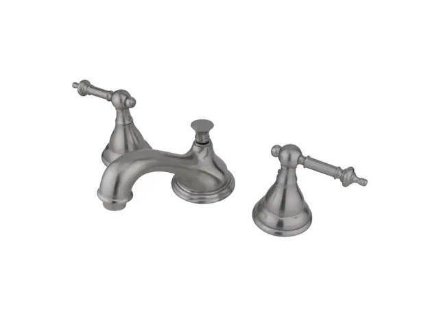 Kingston Brass KS5568TL 8 in. Widespread Bathroom Faucet, Brushed Nickel