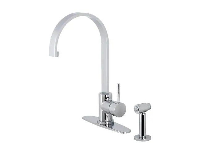 GOURMETIER LS8711DLBS LS8711DLBS Concord Sgl-Handle Kitchen Faucet W/ Brass