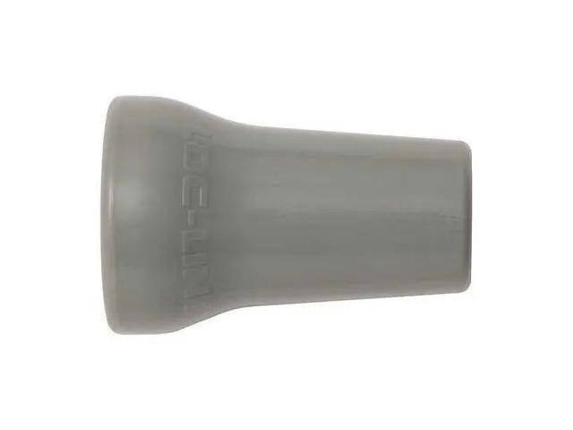LOC-LINE 59863-G Round Nozzle,Gray,1/2',PK50