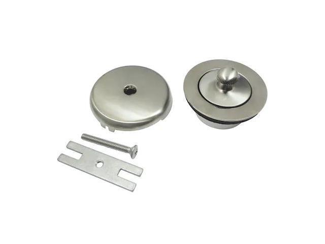 Kingston Brass DLT5301A8 Lift and Turn Tub Drain Kit, Satin Nickel