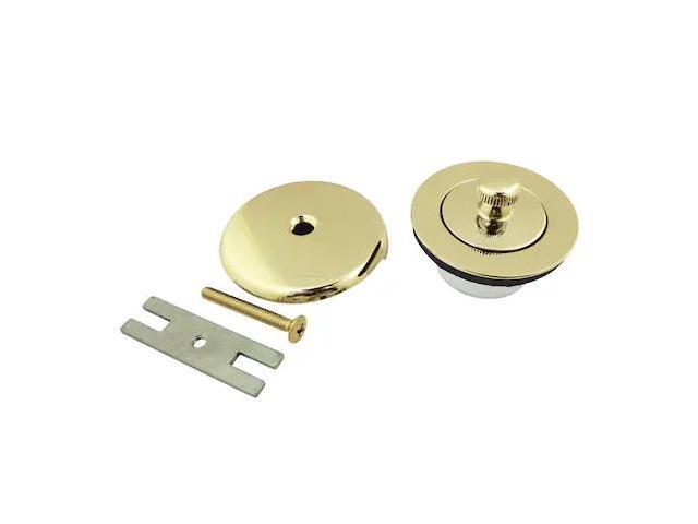 Kingston Brass DLT5301A2 Lift and Turn Tub Drain Kit, Polished Brass