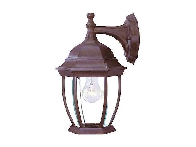 ACCLAIM LIGHTING 5035BW Wall Light,Burled Walnut,1-Light