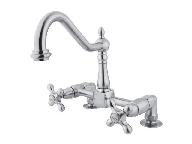 Kingston Brass KS1141AX Kitchen, Faucet, Polished Chrome