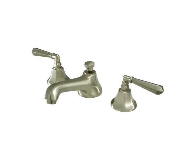 Kingston Brass KS4468HL Metropolitan 8-Inch Widespread Lavatory Faucet Brushed Nickel