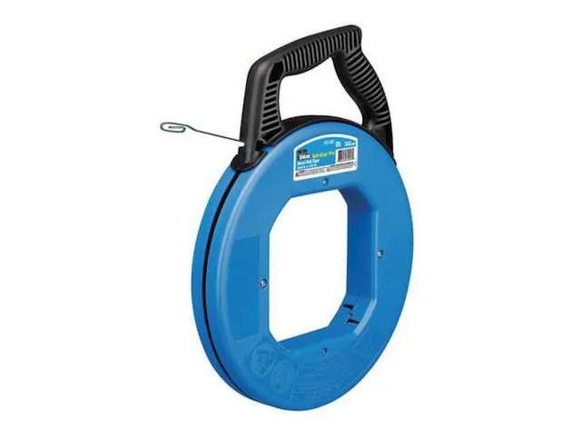 IDEAL 31-055 Fish Tape,1/8 In x 60 ft,Blued Steel