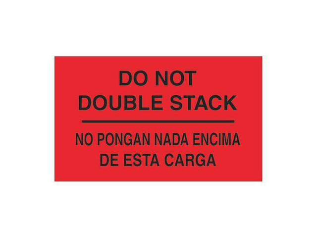 TAPE LOGIC DL3051 Tape Logic Bilingual Labels, 'No Pongan Nada Encima De Esta