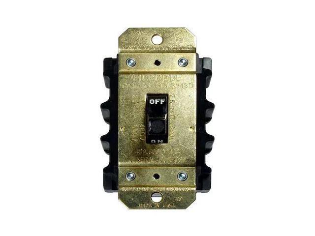 HUBBELL WIRING DEVICE-KELLEMS HBL7843D Manual Motor Switch, 40 A, 3 P, 3 Phase,