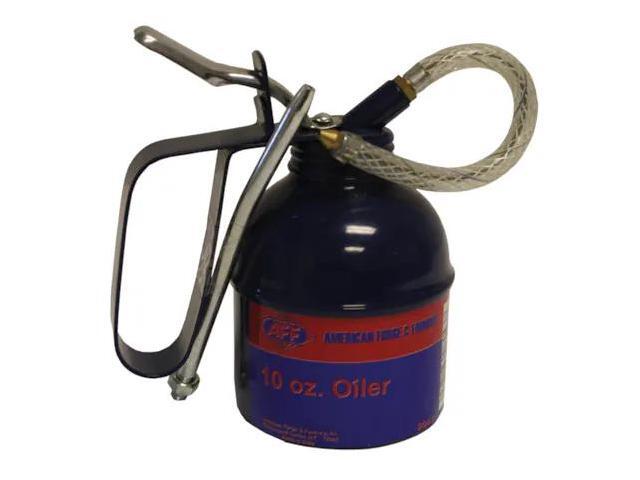 AMERICAN FORGE & FOUNDRY 8043 Lubrication Oil Can, 10 oz, Lever Grip, Straight