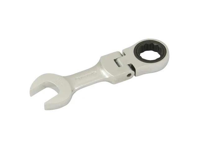 DYNAMIC D076222 Tools 11/16' Stubby Flex Head Ratcheting Wrench