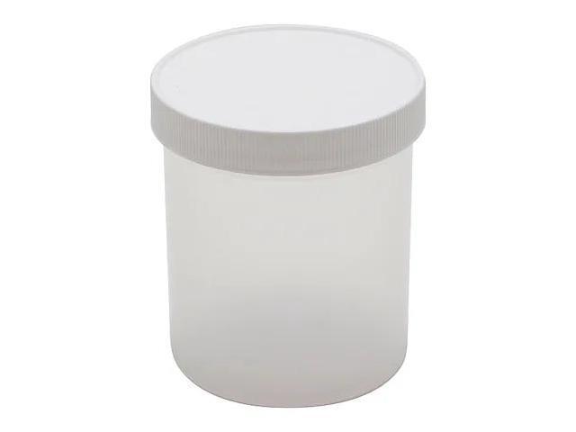 DYNALON 421155 Wide-Mouth Jars,Poly,16oz,PK10
