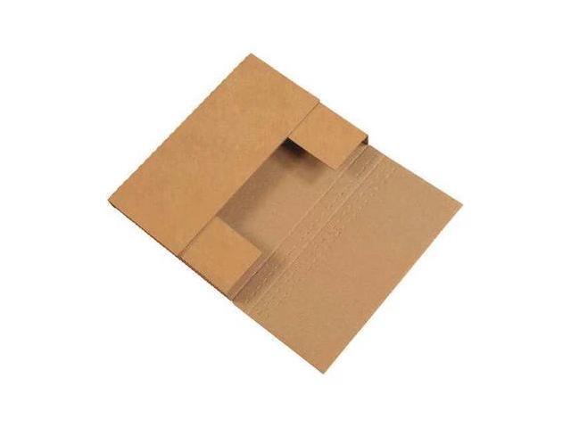 PARTNERS BRAND M14112BFK Easy-Fold Mailers, 14 1/4' x 11 1/4' x 2', Kraft,