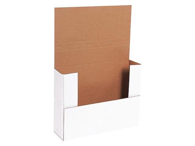 PARTNERS BRAND M12932BF Easy-Fold Mailers, 12 x 9 x 3, White, 50/Bundle