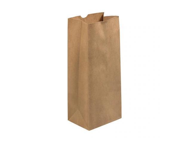 PARTNERS BRAND BGH127K Hardware Bags, 6 5/16 x 4 1/8 x 13 3/8, Kraft, PK400