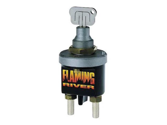 FLAMING RIVER FR1009 Battery Disconnect Switch,Removable Key