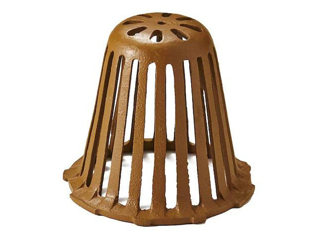 SMITH LIGHT COMMERCIAL 110-10 Roof Drain F/110, Cast Iron Dome, 6' H