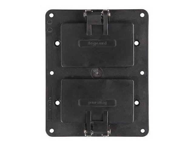 LEGRAND 3251WBK 2 -Gang Horizontal or Vertical Weatherproof Cover, 4-17/64' W