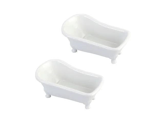 Photos - Other Bathroom Accessories Kingston Brass DBATUBW DBATUBW 7' Miniature Ceramic Clawfoot Tub 2-Pieces, 