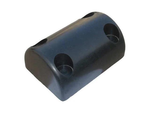 ZORO SELECT 22NT81 Dock/Body Bumper,8x3-1/2x5-1/2 In,Rubber
