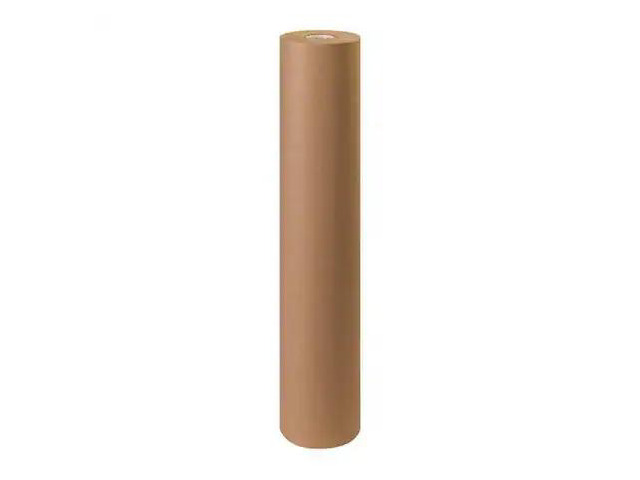 PARTNERS BRAND KP4875 Kraft Paper Roll, 75 lb, 48' x 475', Kraft, 1/Roll