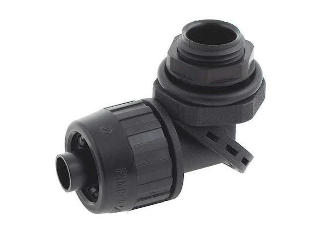 HUBBELL WIRING DEVICE-KELLEMS PS0759NBK Conduit Fitting Connector, 3/4 in,