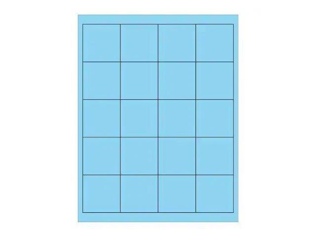 TAPE LOGIC LL172BE Tape Logic Rectangle Laser Labels, 2 x 2, Pastel Blue,