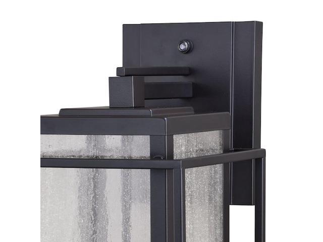VAXCEL T0468 Hyde Park 3 Light Dusk to Dawn Bronze Mission Outdoor Wall Lantern