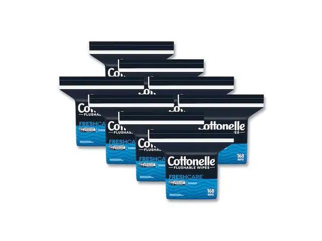 COTTONELLE 10358CT Fresh Care Flushable Cleansing Cloths, White, 5x7 1/4, COTTONELLE 10358CT Fresh Care Flushable Cleansing Cloths, White, 5x7 1/4,