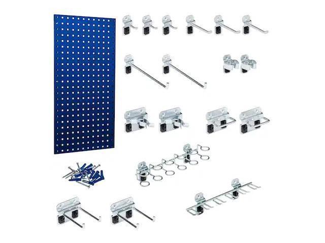 TRITON PRODUCTS LB18-1BH-KIT 18 pc LocHook Assortment W/ (1) 18' W x 36' H Blue