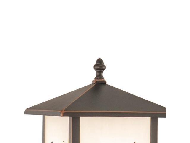VAXCEL OP33585BBZ Bryce 8in Outdoor Post Light Bronze