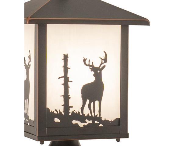 VAXCEL OP33585BBZ Bryce 8in Outdoor Post Light Bronze