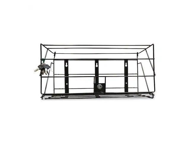 Boardwalk Locking Rack for 3 Liter PDC Cleaner Bottles 1 Shelf 24wx10dx12h Black