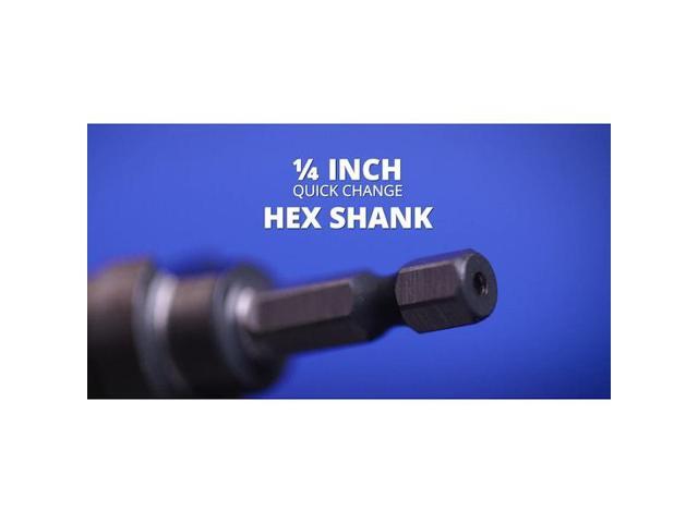 DRILL AMERICA STE3HEX No 3 HSS Black & Gold Quick Change Hex Shank Step Drill