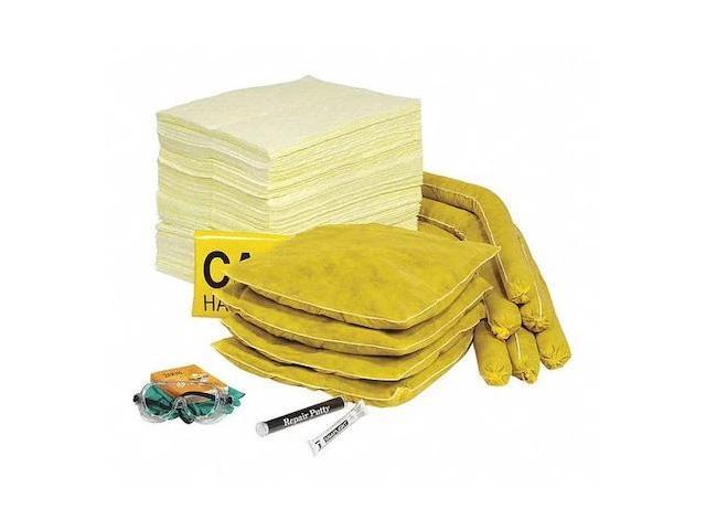 SPILLTECH RSPKHZ-50 Spill Kit Refill, 43 gal Volume Absorbed per Kit, 50 gal