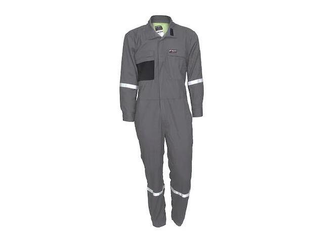 MCR SAFETY SBC101138 Coverall, 8.9 cal/sq cm ATPV, S, 30 in Inseam, FR Inherent