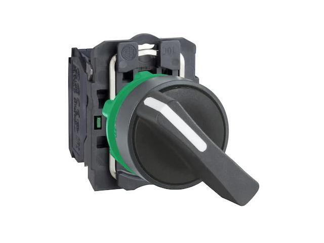 SCHNEIDER ELECTRIC XB5AJ21 SelectorSwitch,Non-Illum,2Pos,22mm,Black