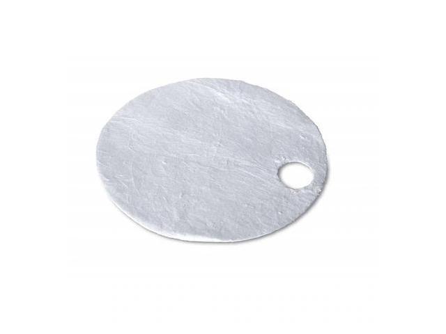STARDUST SPILL PRODUCTS 25ECWDRUM Sorbent Pad, 9.9 gal, 22 in Dia., Oil, White,