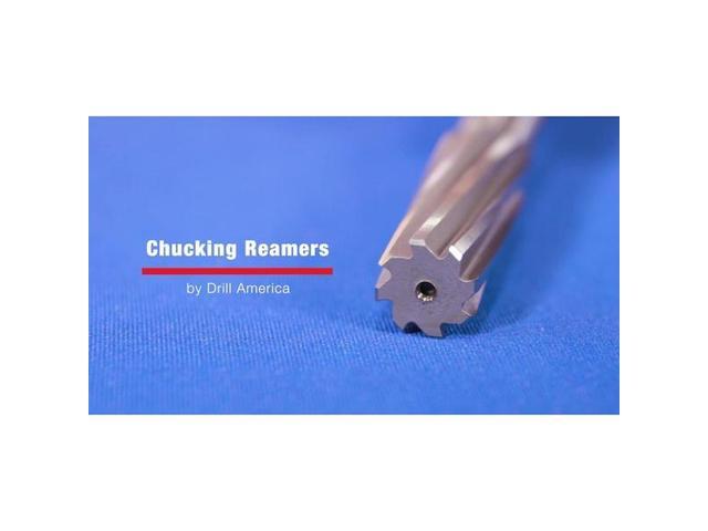 Drill America DWRRCO7/16 5-022-105 Cobalt Chucking Reamer, 7/16'
