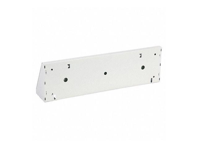 ZORO SELECT 4MJV8 Baseboard Register, 12 in W x 2 in H Opening, White, Steel,