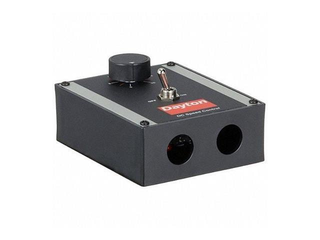 DAYTON 4Z527 DC Speed Control, SCR, Enclosed, NEMA 1, 2A Max Current, 0 to