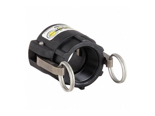 BANJO 200D Cam & Groove Coupling, Type D, 2 in Coupling, 2 in Hose Fitting, 2