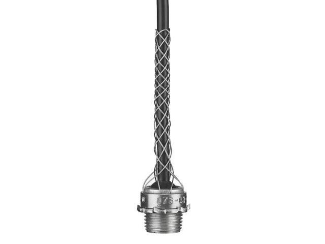 Hubbell Wiring Device-Kellems Dust Tight Conn,0.43-0.54',Strt,1 Cord 073031202