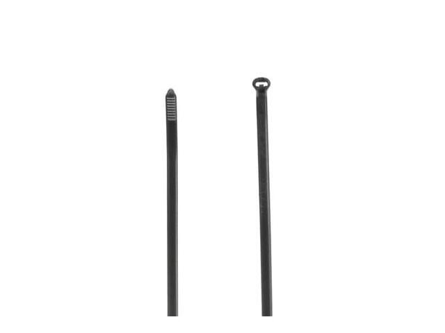 TY-RAP TY26MX Cable Tie, 11-1/2 in L, 3 in Max Bundle Dia., Black, Nylon 6/6,