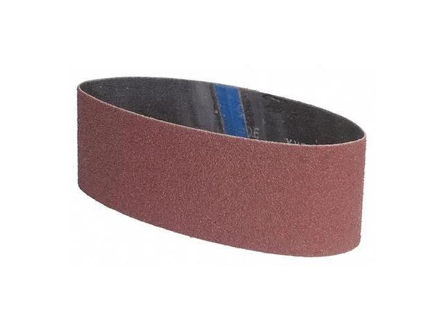 ZORO SELECT 78072775823 Sanding Belt, 4 in W, 24 in L, Coated, Aluminum Oxide,