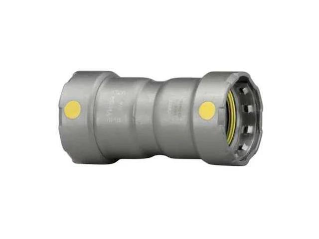 Viega MegaPressG 6615 Carbon Steel Coupling With Stop, 1-1/2'