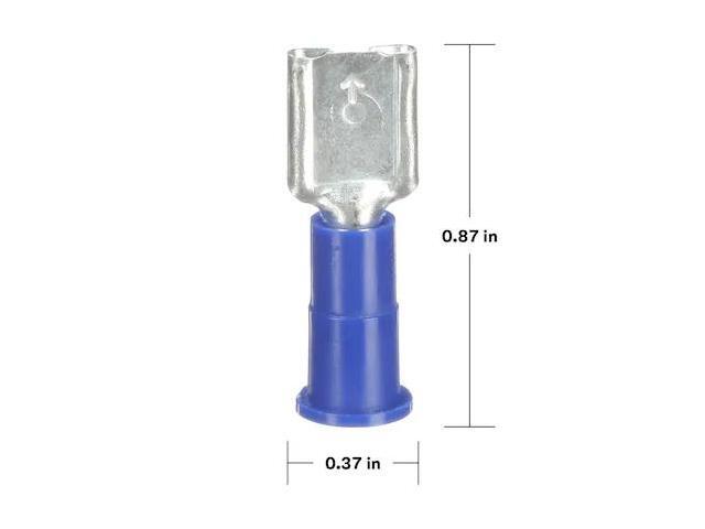 3M MVU14-250DFX Scotchlok Female Disconnect, Blue, 16-14AWG, PK100